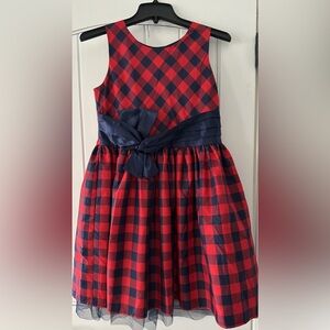 Cat and Jack girls Christmas dress size XL  14/16 y old